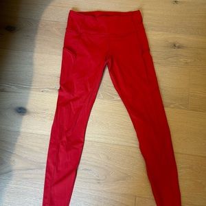 Lululemon red Canada leggings